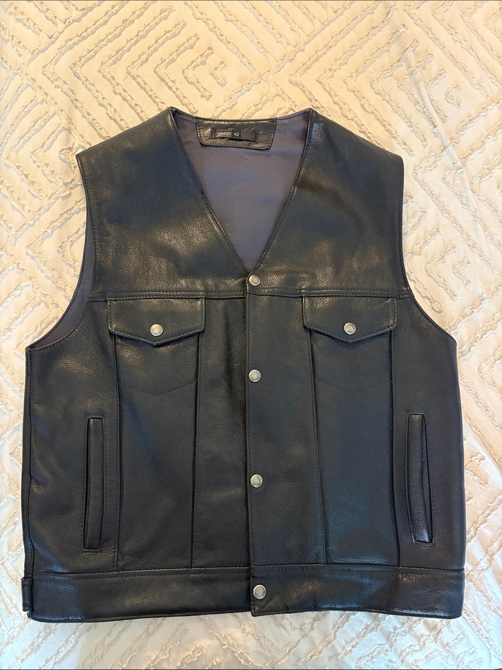 Coronado Leather Men’s concealed carry Vest